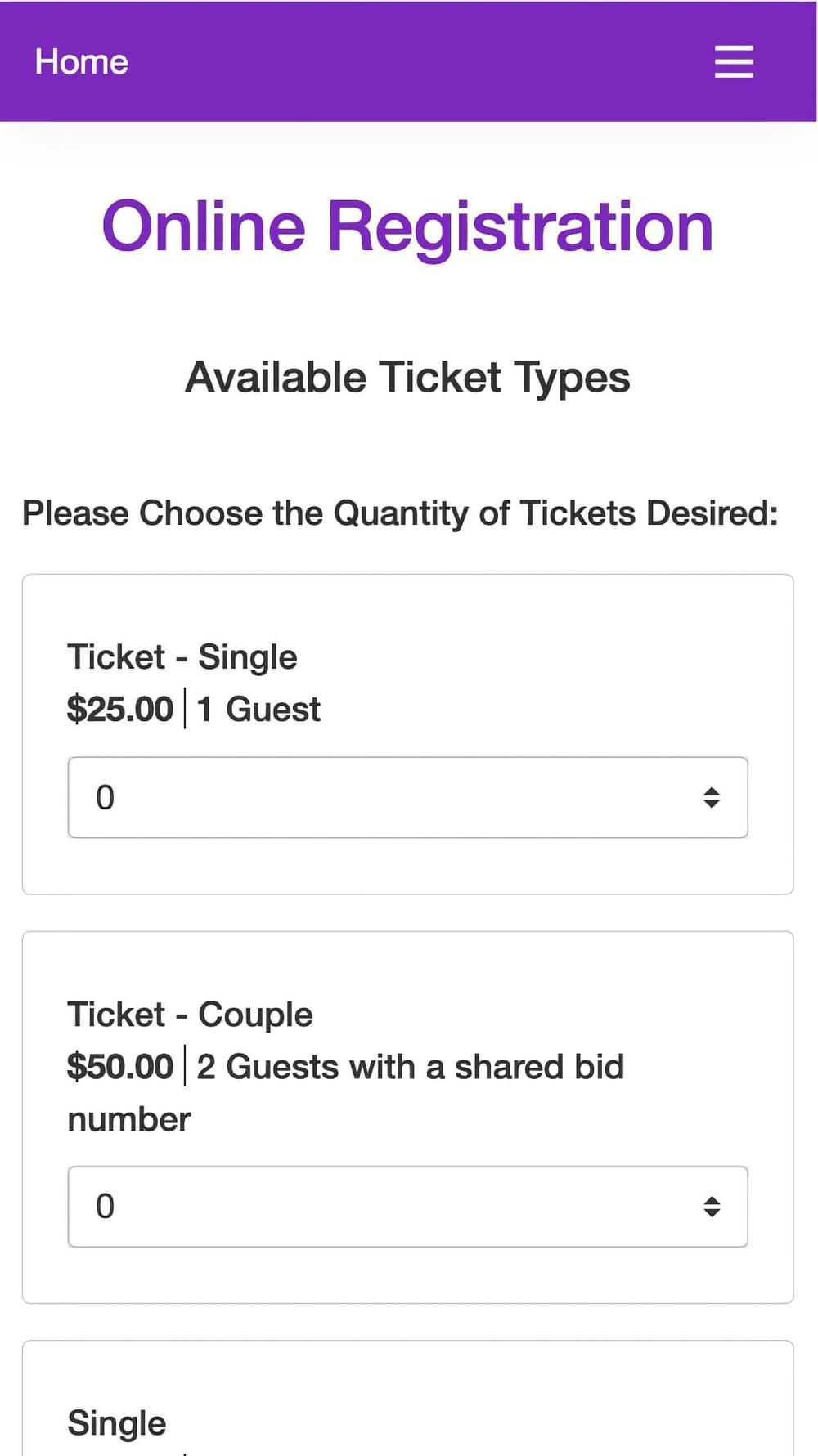 Easily sell tickets online with not per ticket fee